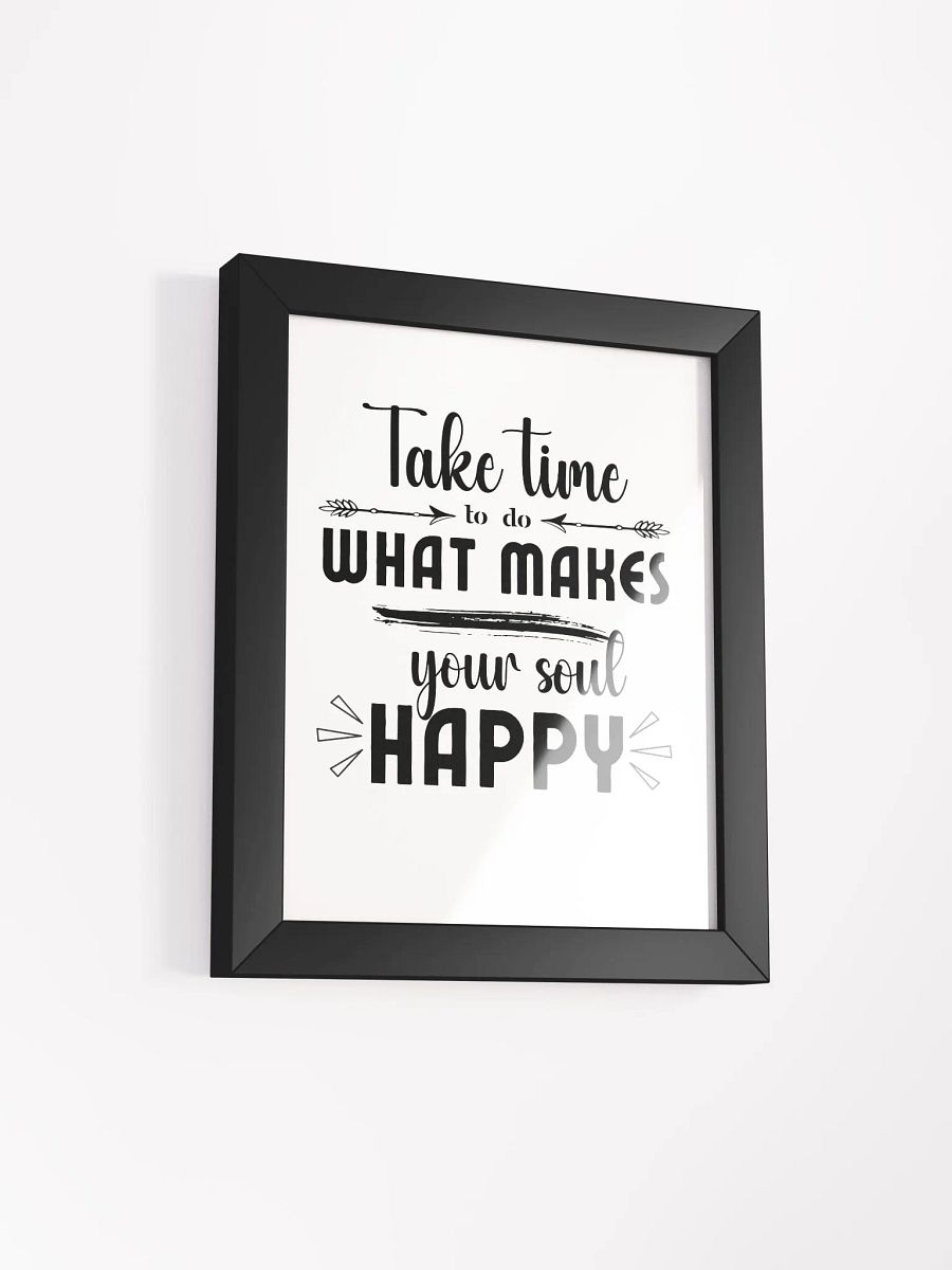 Happy Soul Organic Framed Poster product image (3)