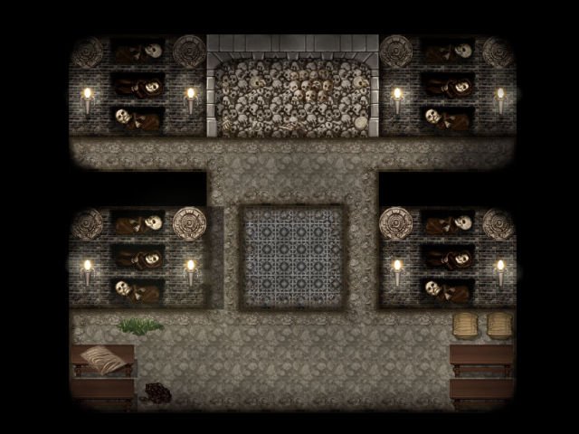 KR Burial Grounds ~ Crypt, Catacomb and Mausoleum Tileset for RPGs product image (6)