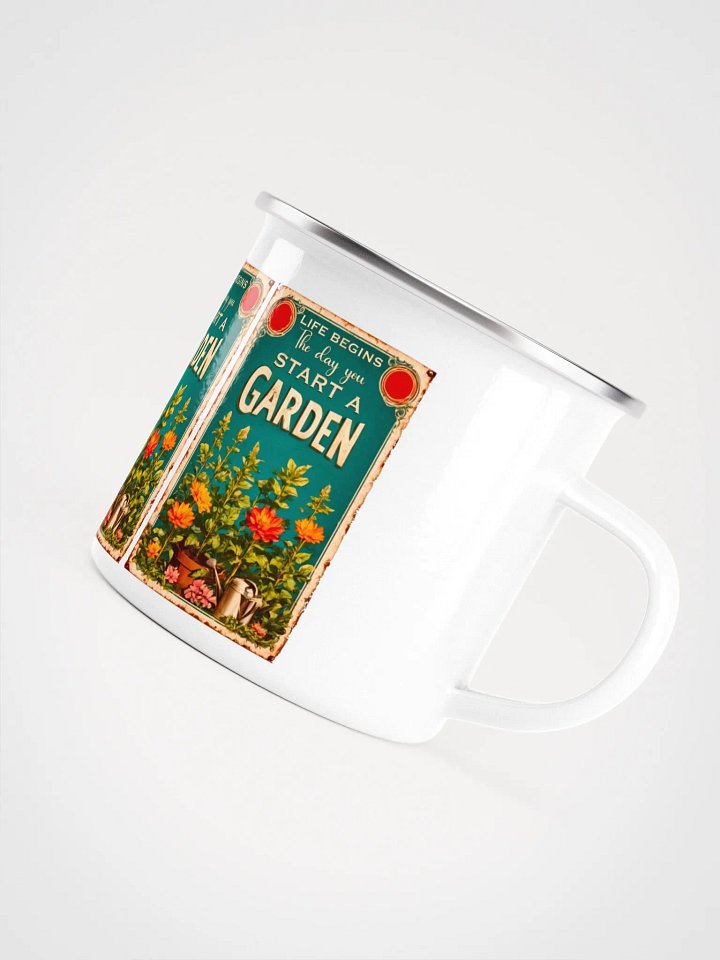 Life begins the day you start a garden mug product image (2)