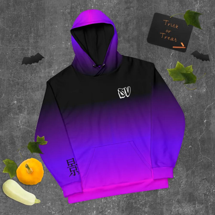 THE EMINENCE IN SHADOWN NEON COLOR FADE HOODIE product image (9)