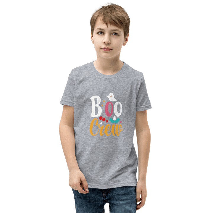 Kids Youth Short Sleeve T-Shirt Fun Halloween Slogan product image (1)