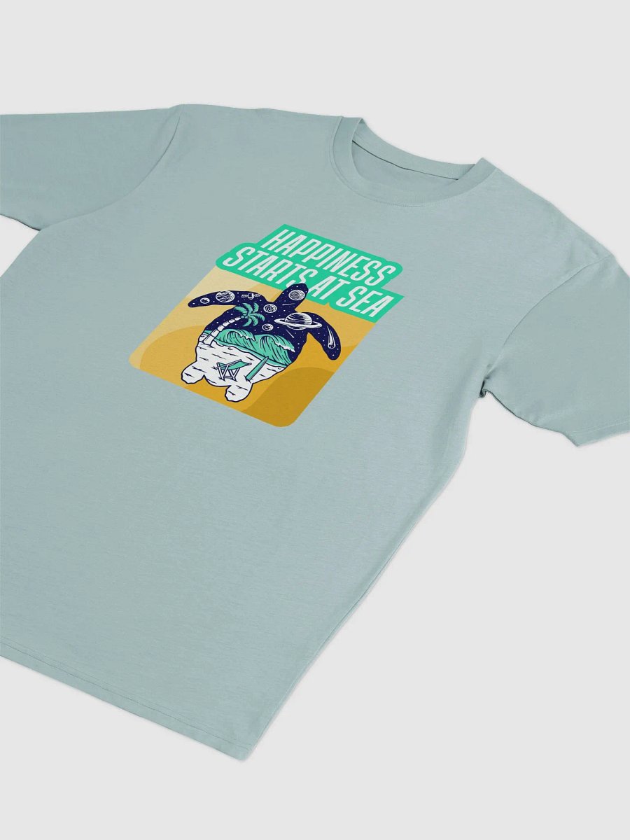 Sea Turtle Bliss Men's Tee Happiness starts at sea product image (16)