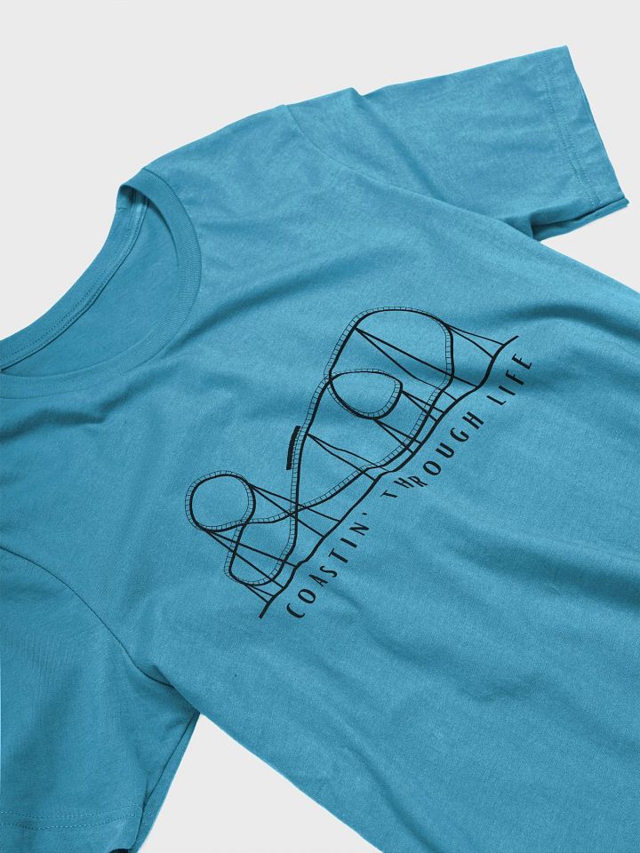 Coasting Through Life Roller Coaster T-Shirt product image (1)