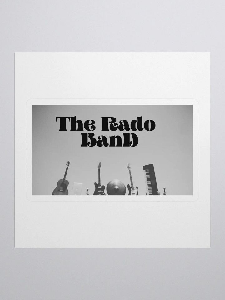 The Rado Band Music Equipment Stickers product image (1)