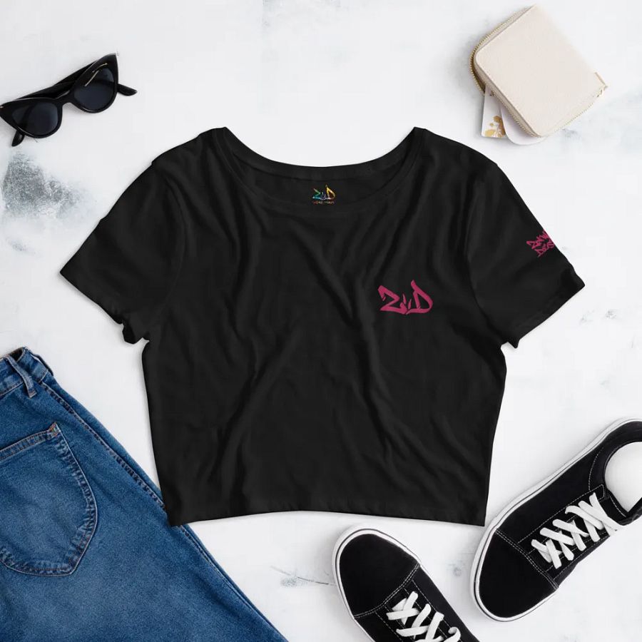 Rogue Red Graffiti Women's Crop Tee product image (10)