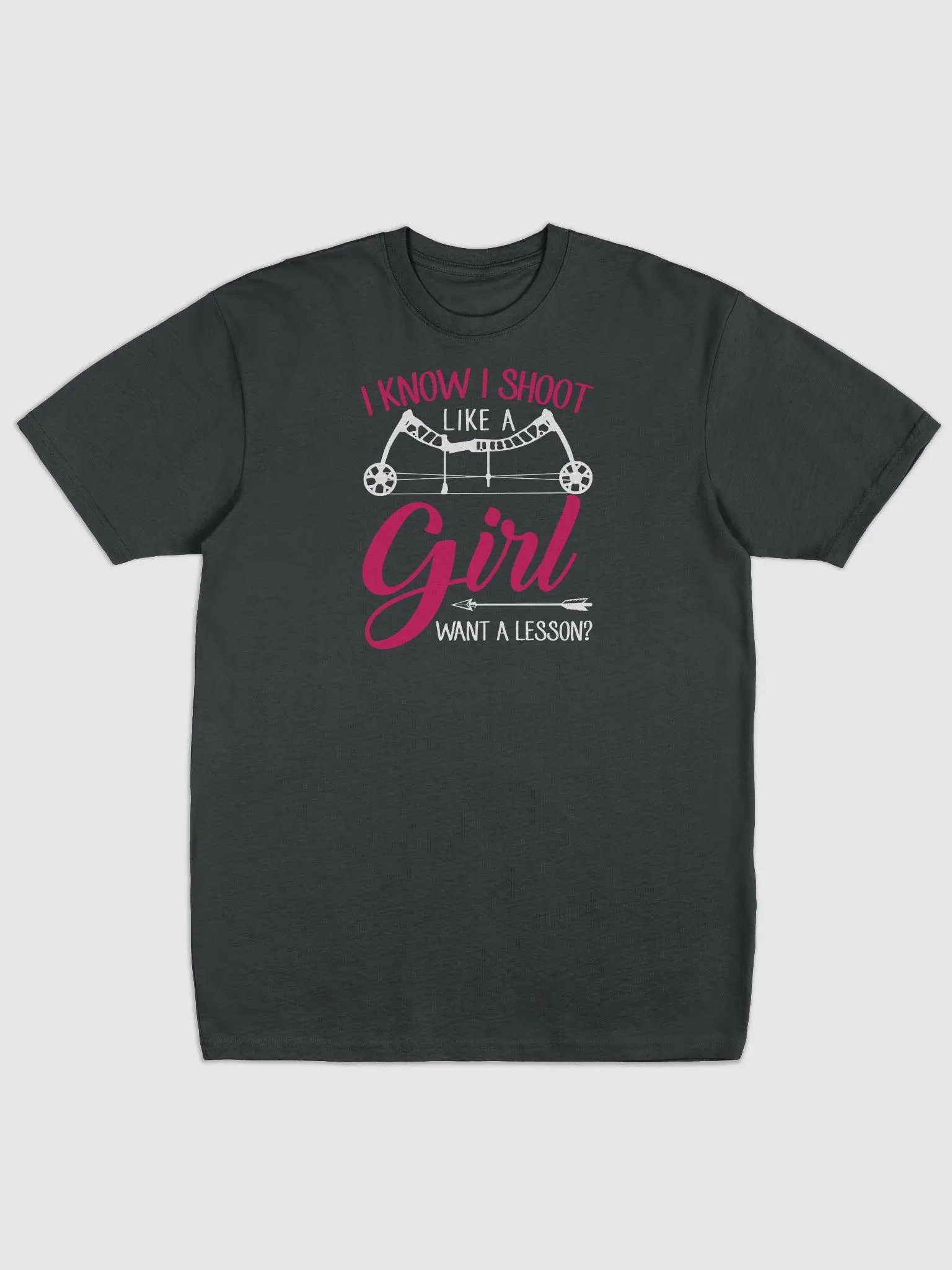 GHTVHub-Shoot Like a Girl Arctic Hunter Emblem Cotton T-Shirt product image (1)