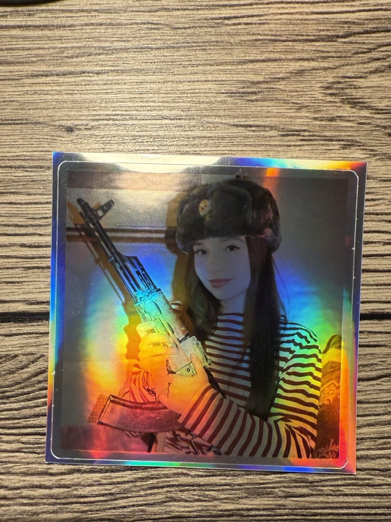 HOLOGRAPHIC USSR GF STICKER product image (5)