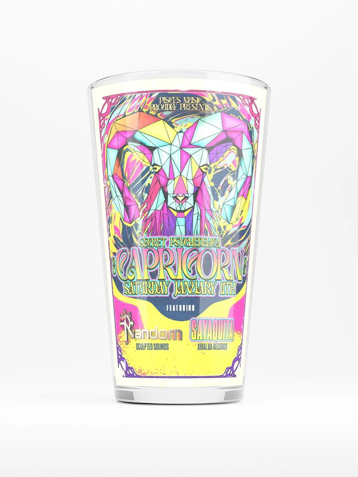 Capricorn 2025 Shaker Pint Glass product image (1)