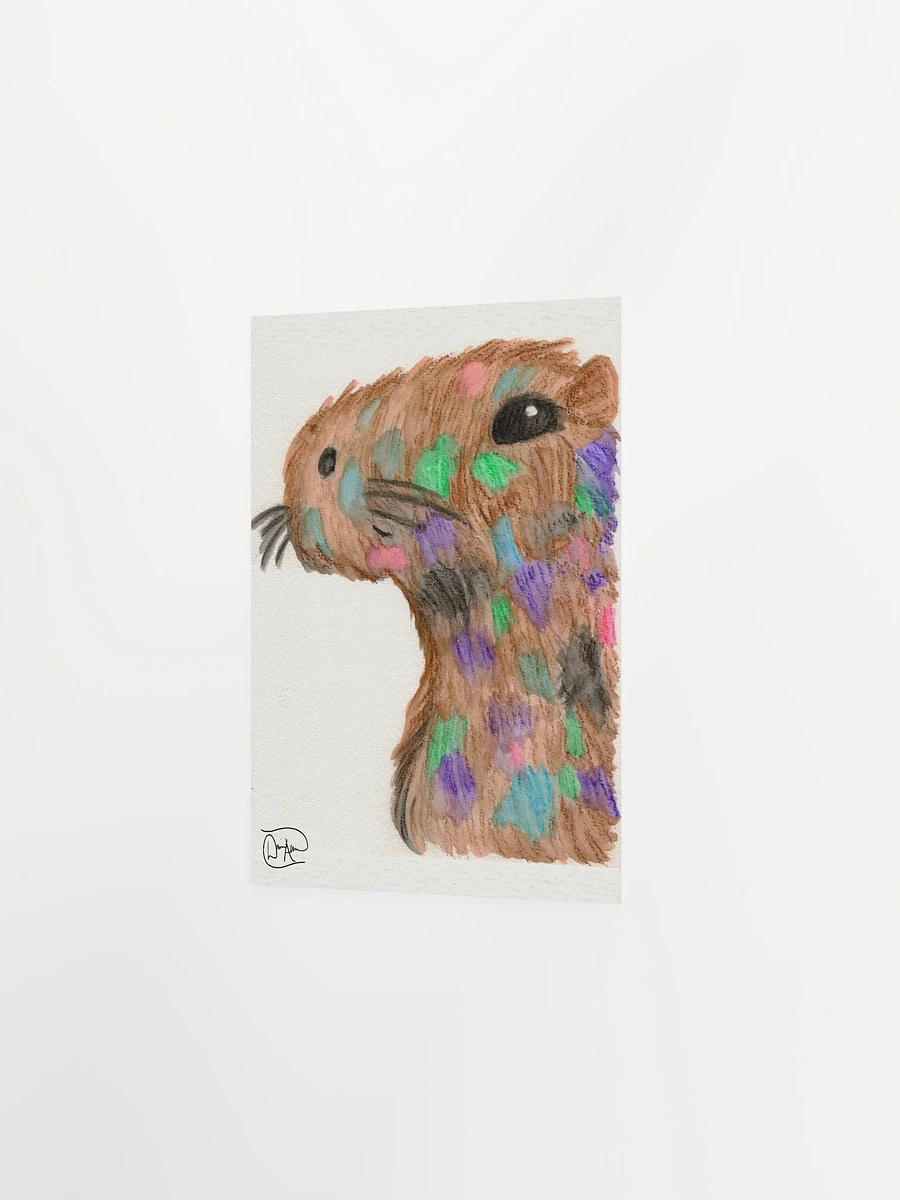 Chaos Capybara Watercolour Print product image (2)