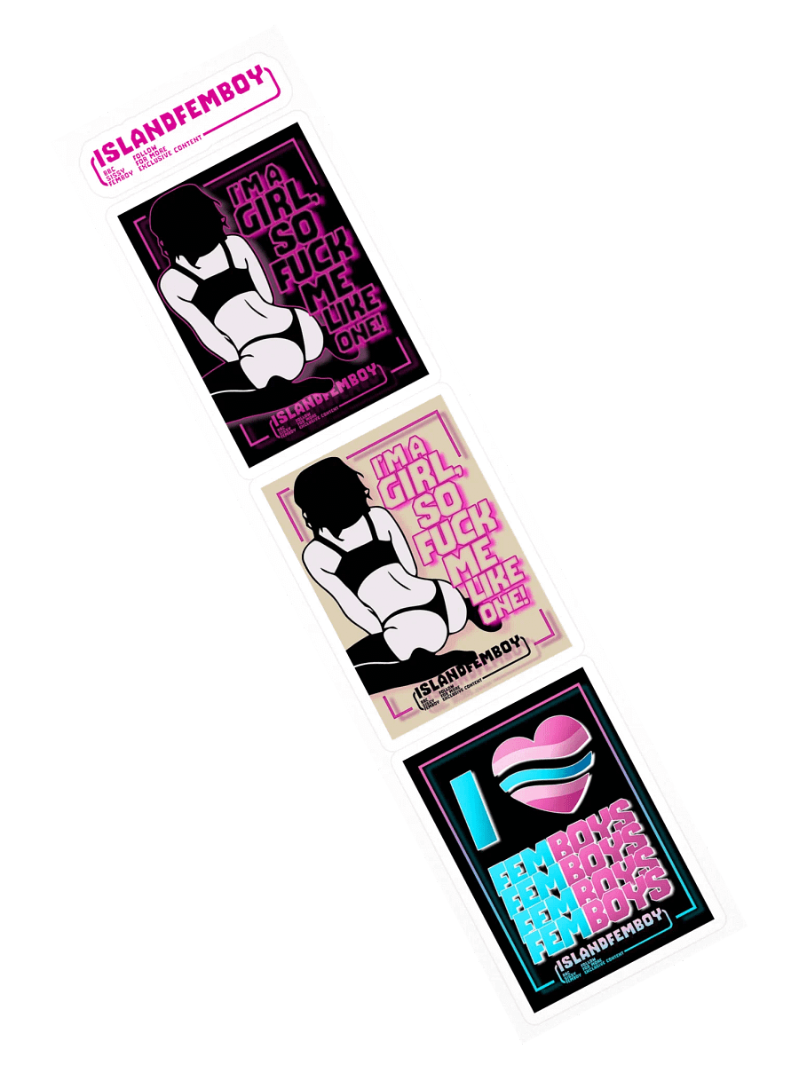 ISLANDFEMBOY : Sissy Sticker Pack : Femboy : Twink product image (3)
