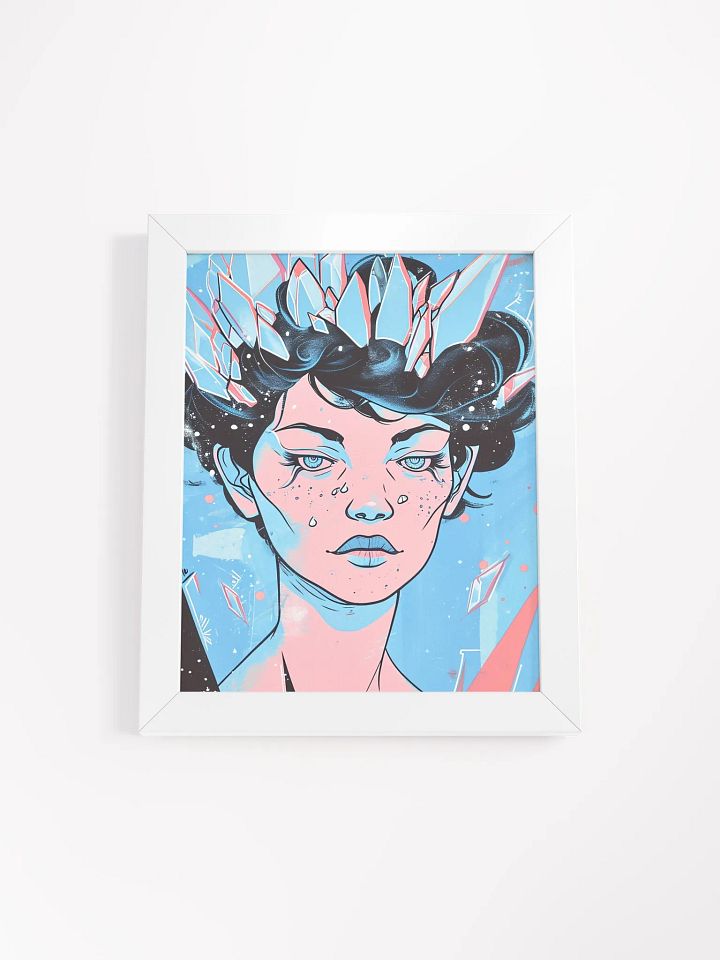 Crystal Crowned Grief Framed Art Print product image (1)