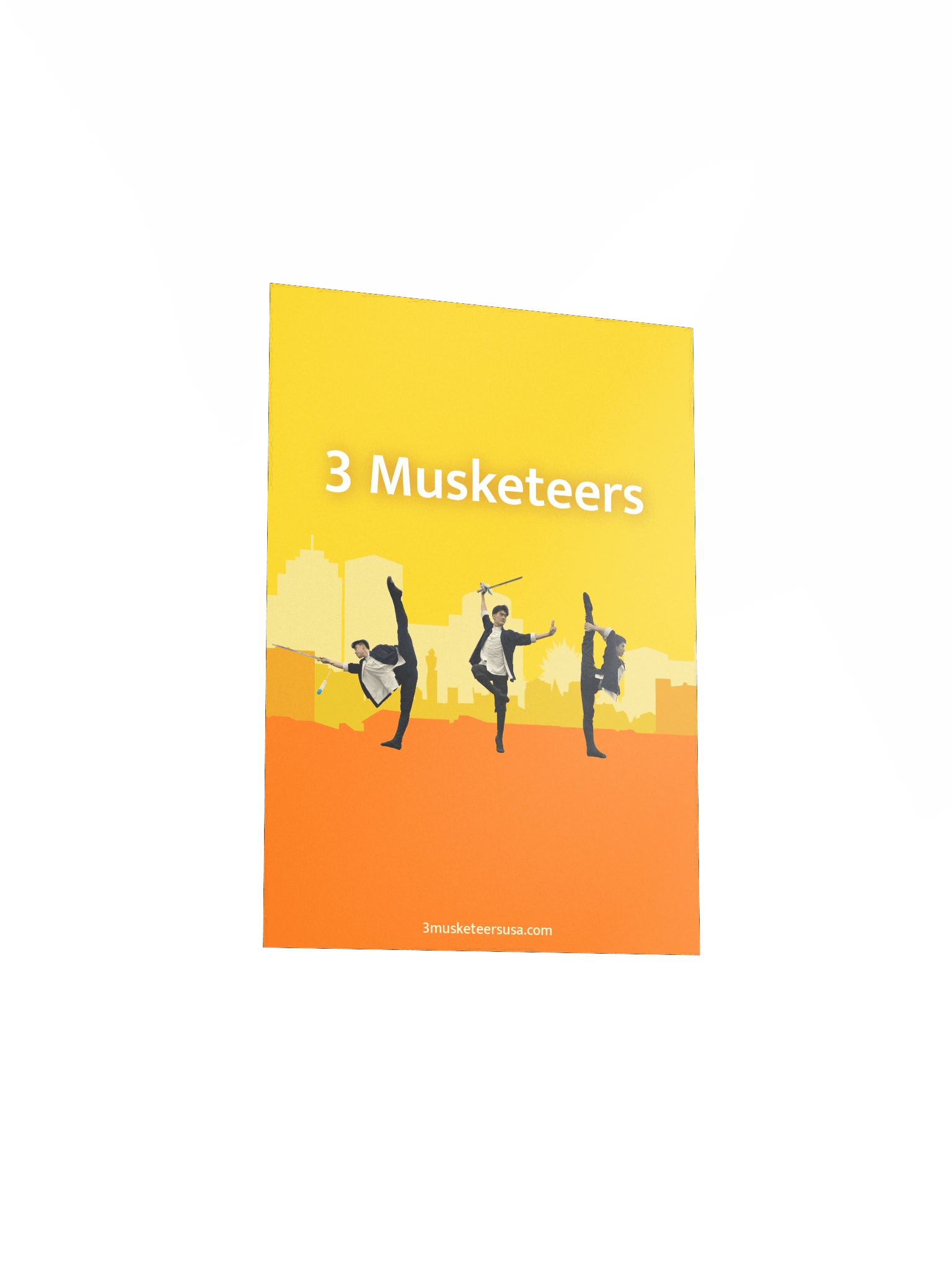 3 Musketeers Cityscape Logo Poster product image (21)