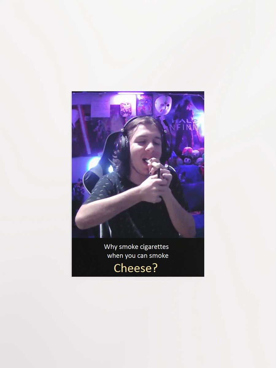 Cheese Smoking Poster product image (1)