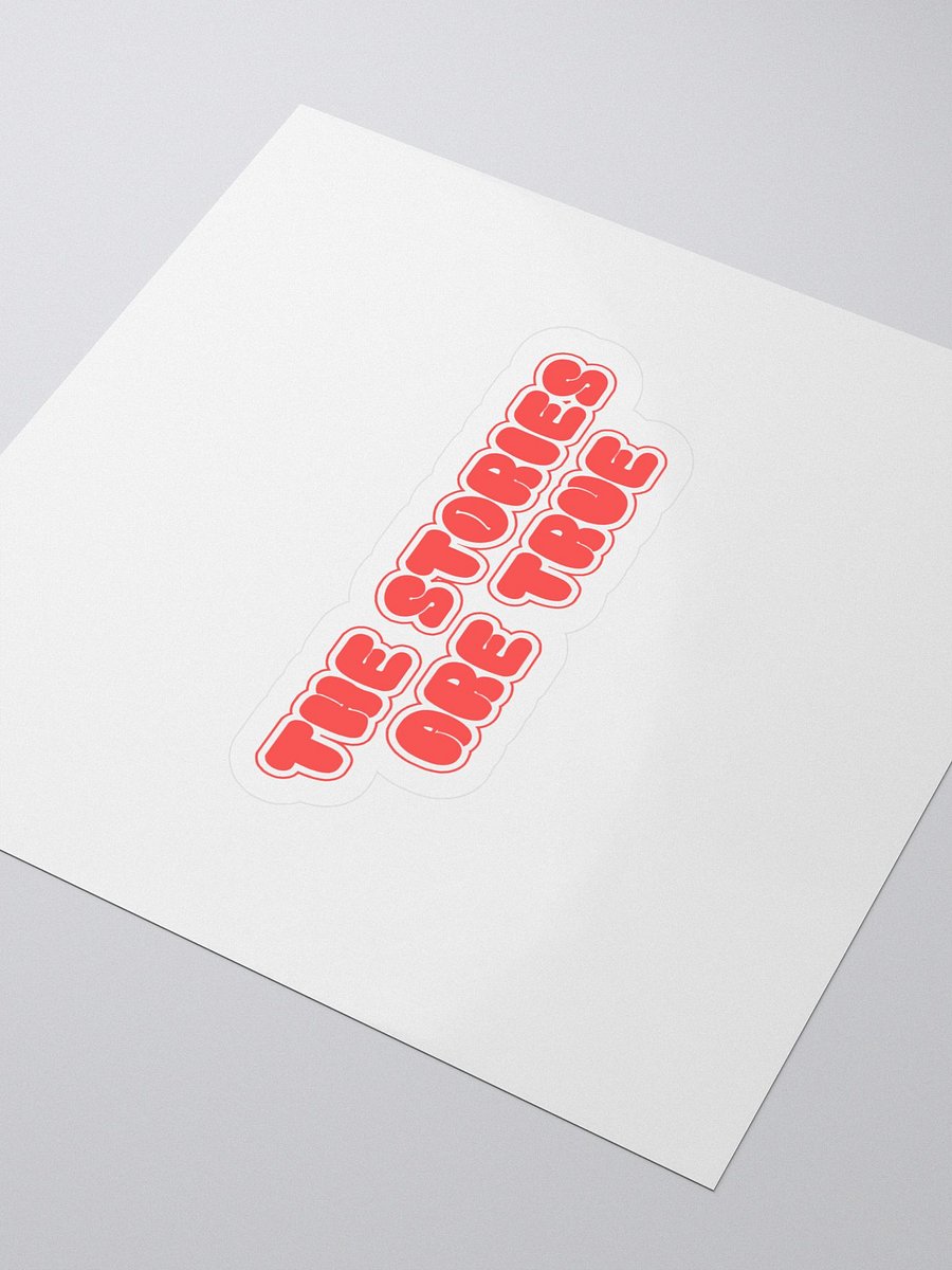 The Stories Are True Stickers Red product image (3)