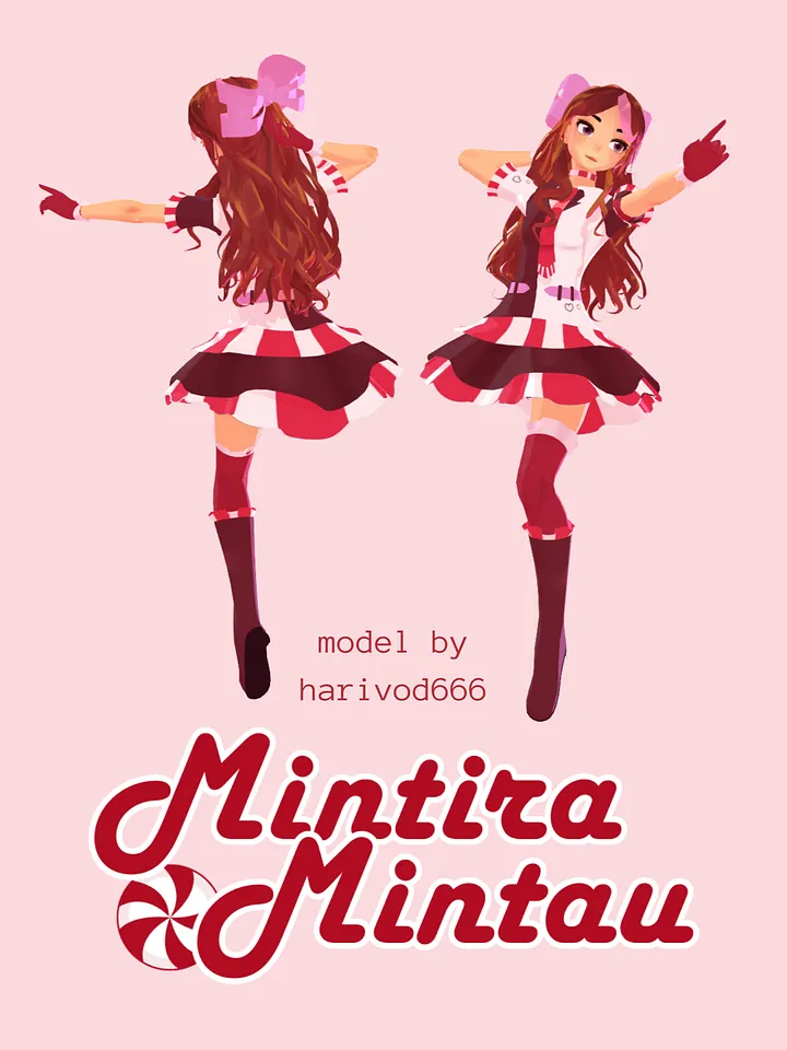 Mintauloids MMD models - Mintira, Mintaya, and Nora product image (2)