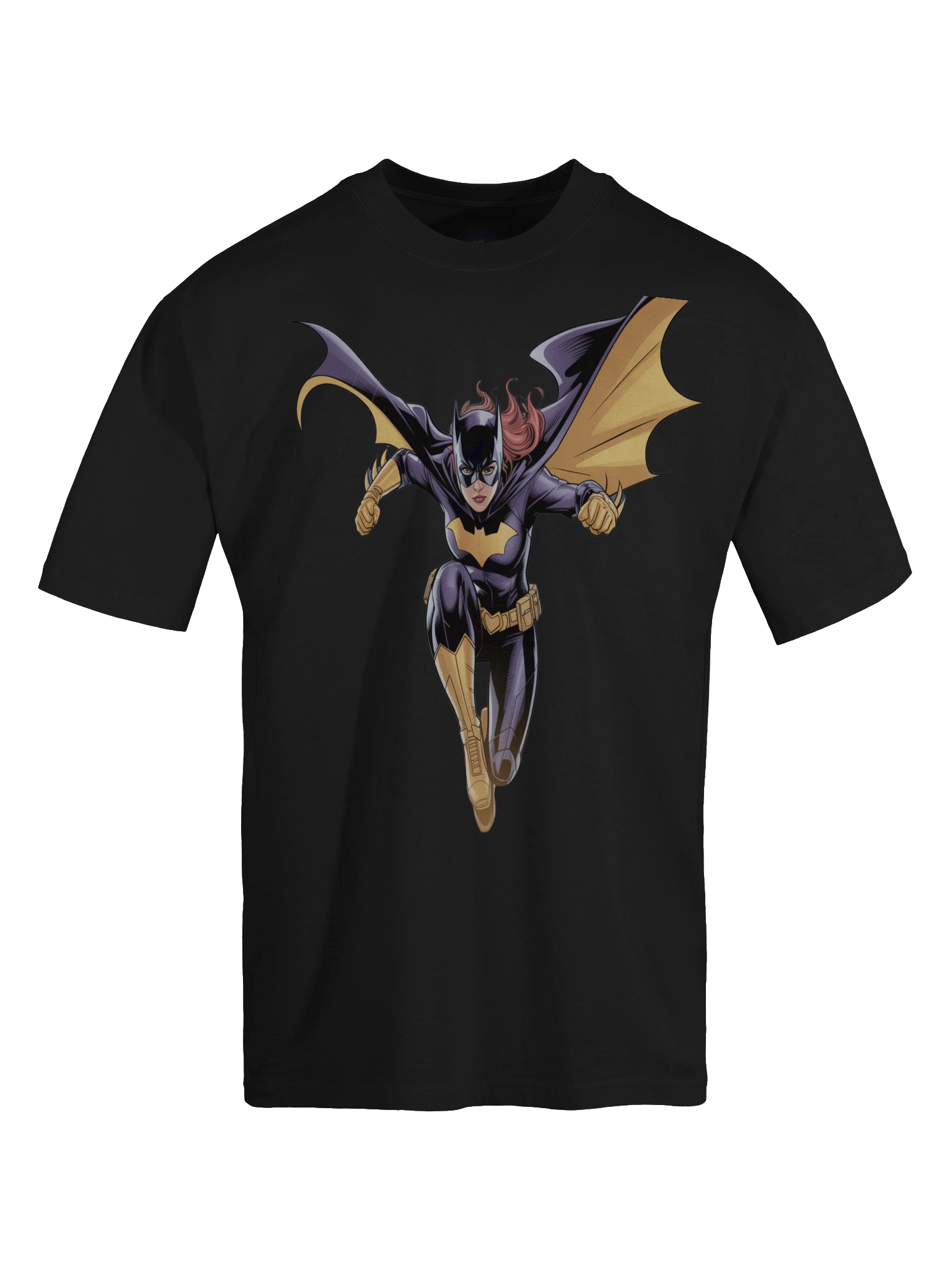 Batgirl Soaring Sentinel Oversized Faded T-Shirt product image (1)