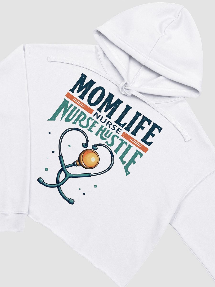 Heartfelt Nurse mom Hustle Crop Hoodie product image (19)