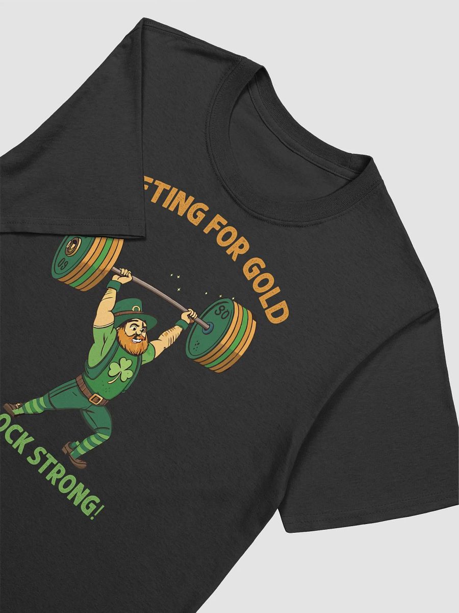 Lifting for Gold Shamrock Strong Leprechaun Tee product image (11)