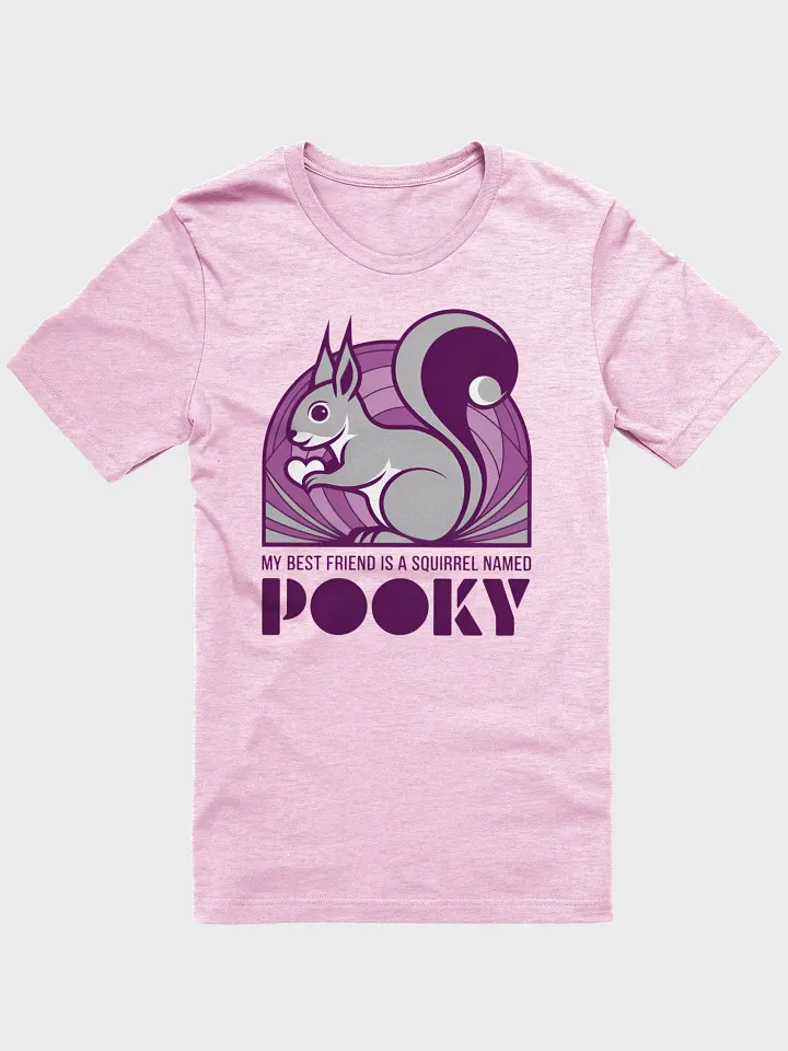 Super Soft and Flattering Tee With Graphics on Back and Front: BFF Pooky, Purple product image (1)