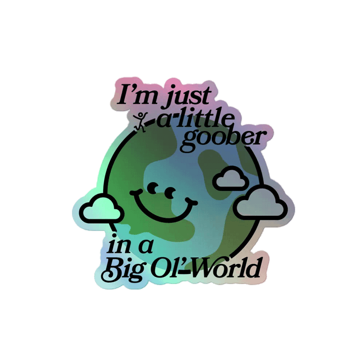 Holographic Lil Goober Sticker product image (1)