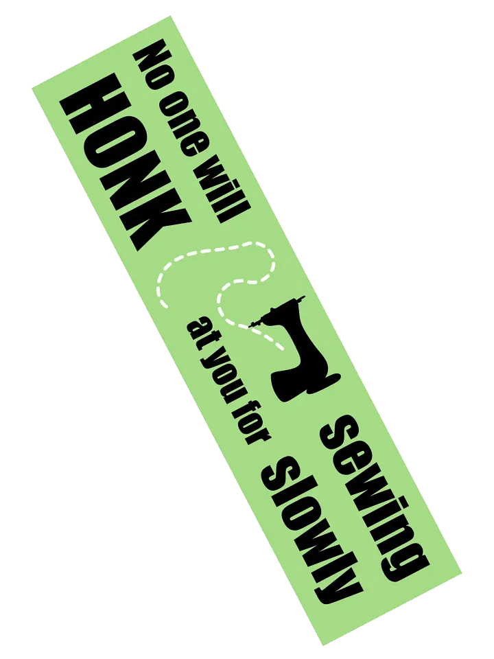 No One Will Honk Bumper Sticker product image (2)