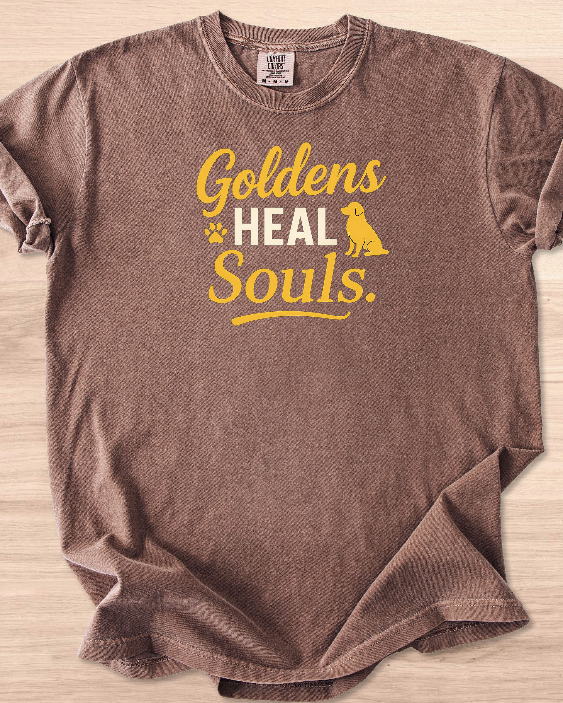 Goldens Heal Souls (Golden Retriever) Tee product image (35)