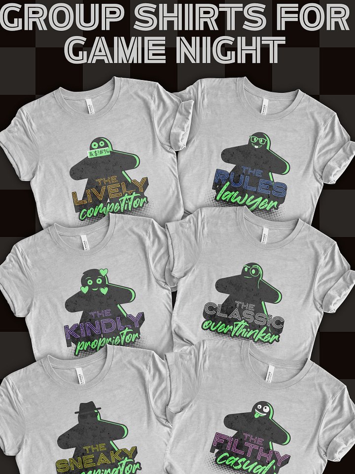 Board Gamer Personality Shirt, Board Game Night Group T-shirt, Rules Lawyer product image (2)