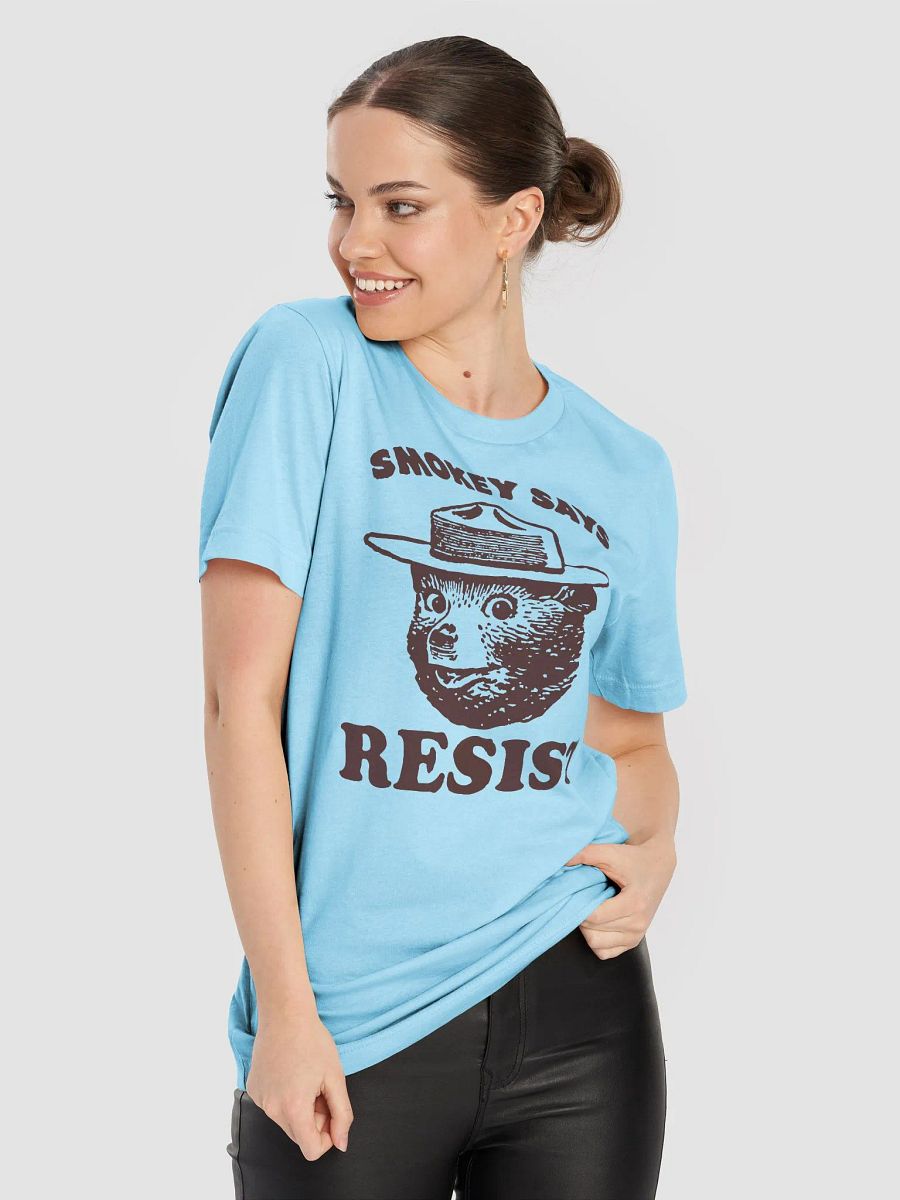Smokey Says RESIST! Comfort Fitted T-Shirt Alt National Parks Wear Resistance Rangers product image (38)