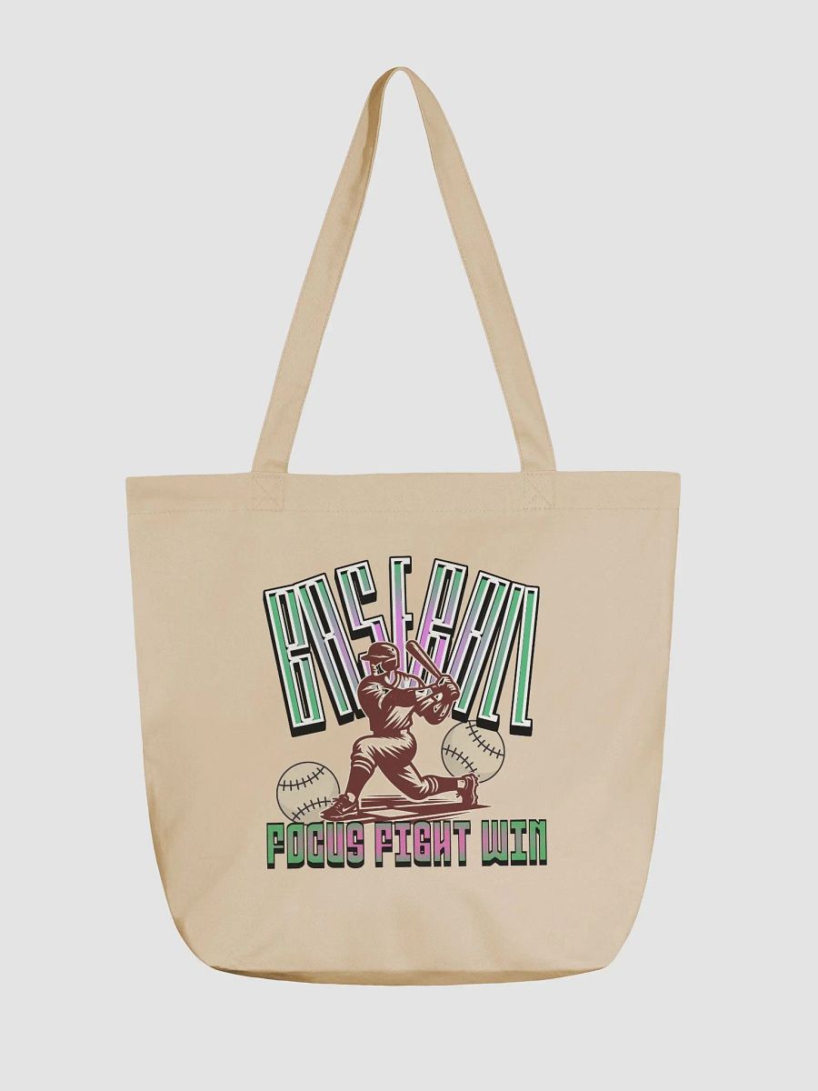 Focus Fight Win Baseball Tote Bag product image (5)
