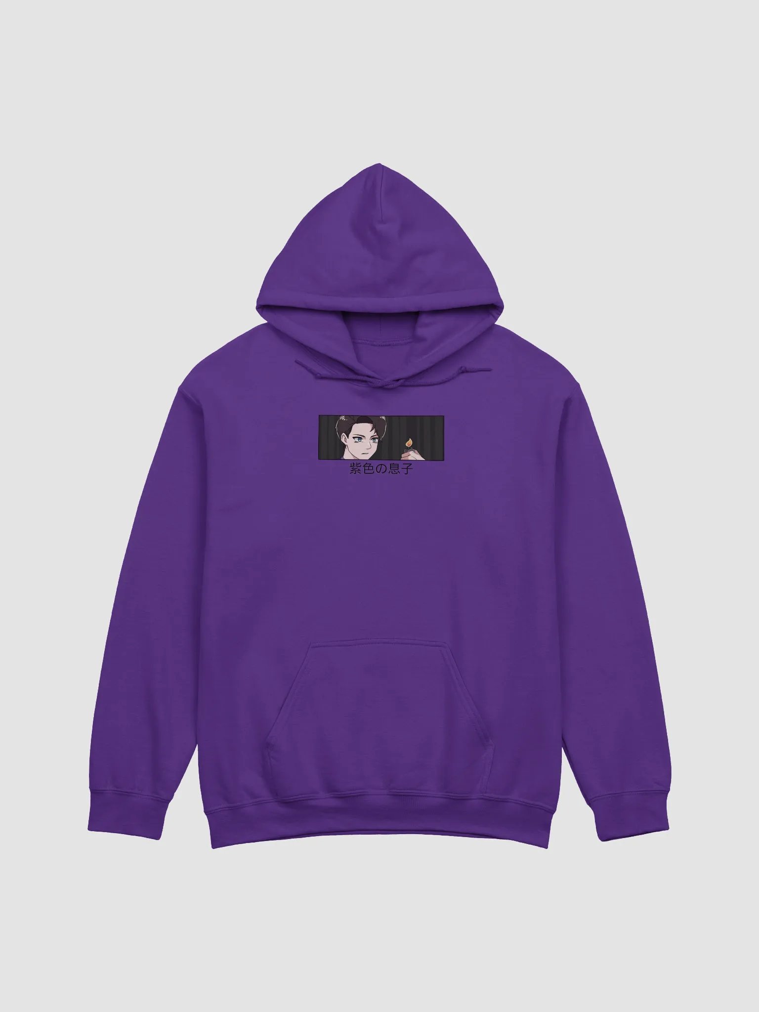 TDreads "PURPLE SON" Unisex Printed Relaxed Fit Hoodie product image (1)