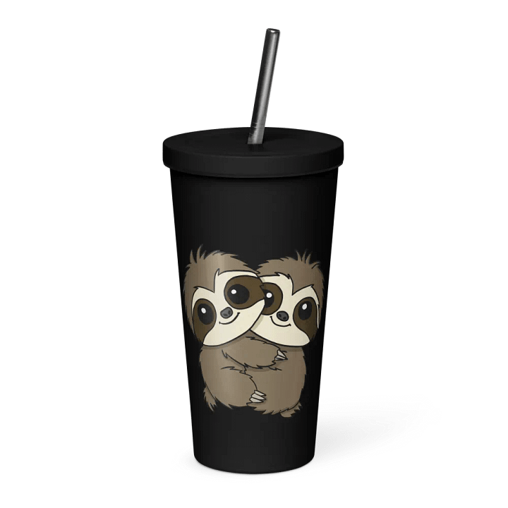 Insulated Tumbler with a Straw - Hug product image (1)