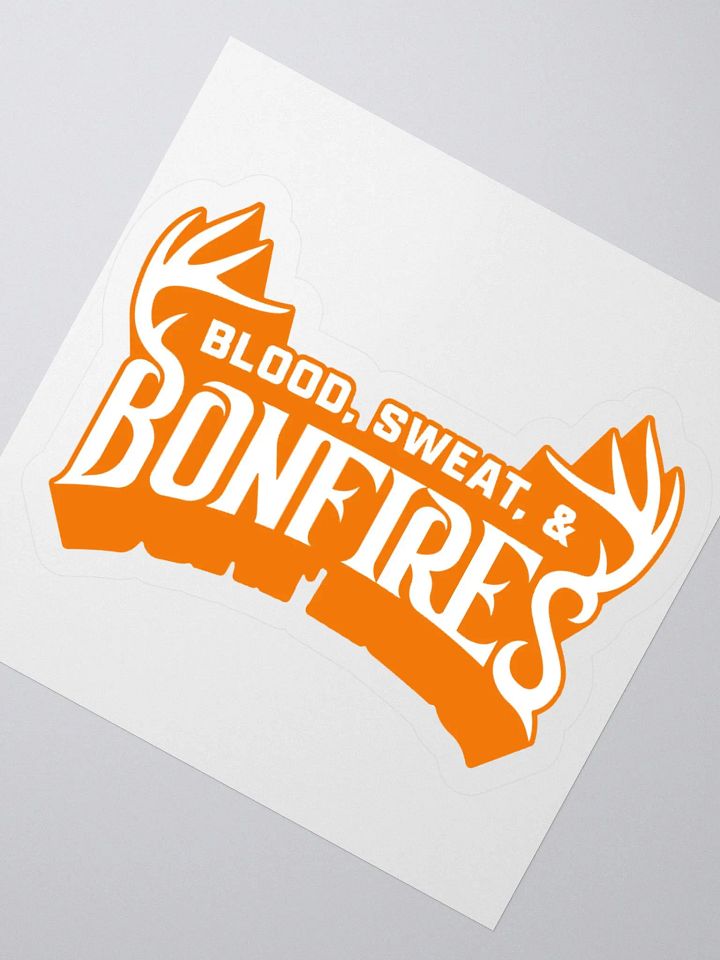 Antler Sticker - Orange product image (2)