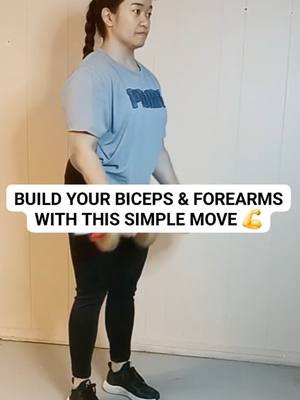 work the biceps & forearms with this simple move • LIKE & FOLLOW for more movement tips and tricks 🙌💯  • • • • • #TheBetterUMethod #virtualfitnessjourney #digitalfitnesscoach #workoutfromanywhere #onlinefitsquad #remotefitnessguidance 