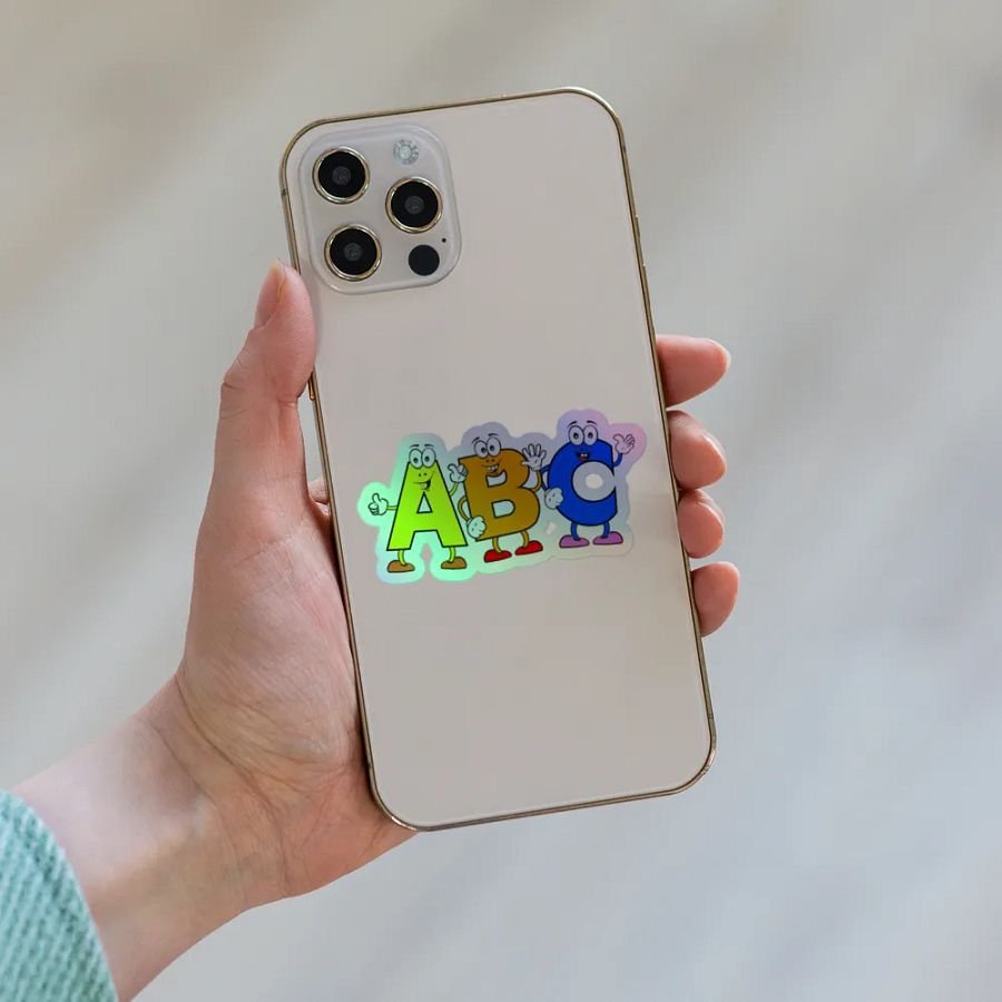 ABC Holographic Cartoon Character Sticker product image (8)