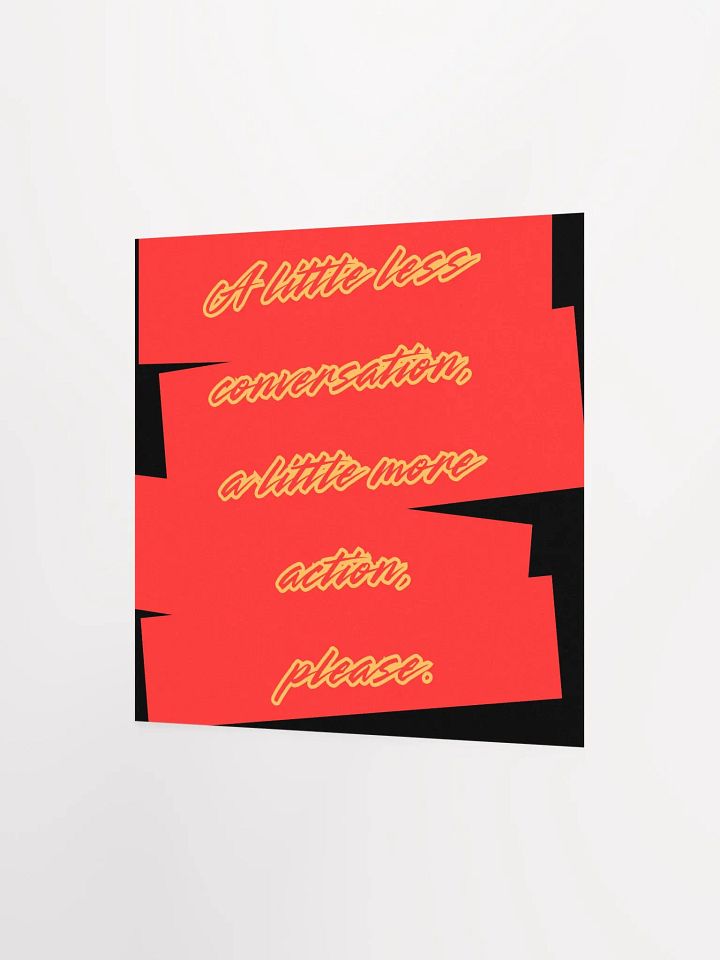 Action Please - Premium Matte Poster product image (8)