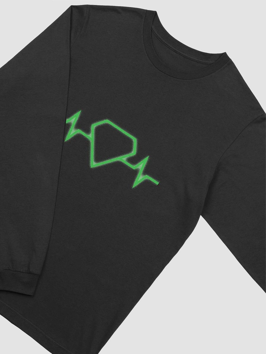 EKG - Longsleeve Tee - Black + Green product image (3)