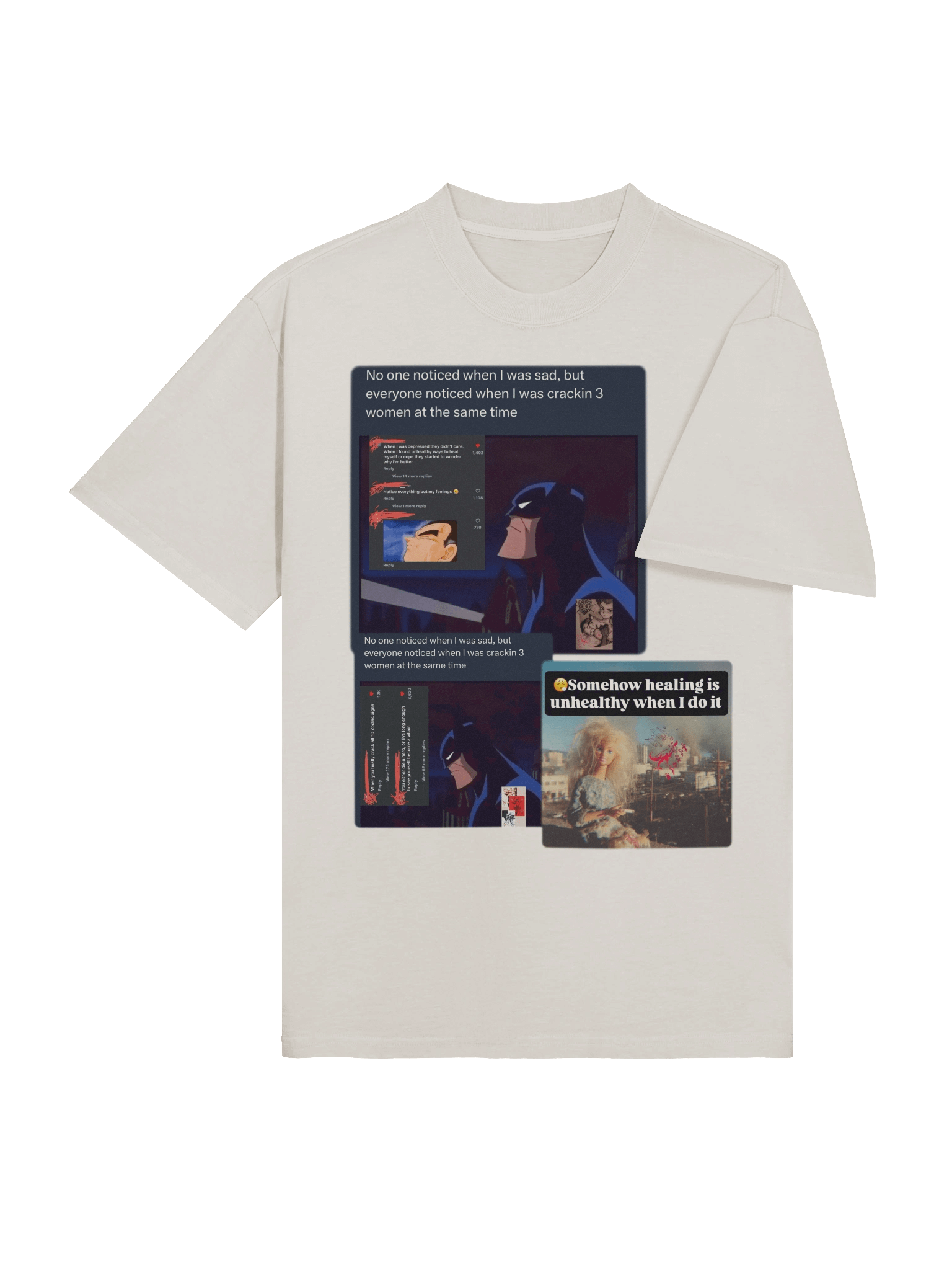 i wasnt sad i just needed three bad bitches dbz vegeta batman barbie product image (4)