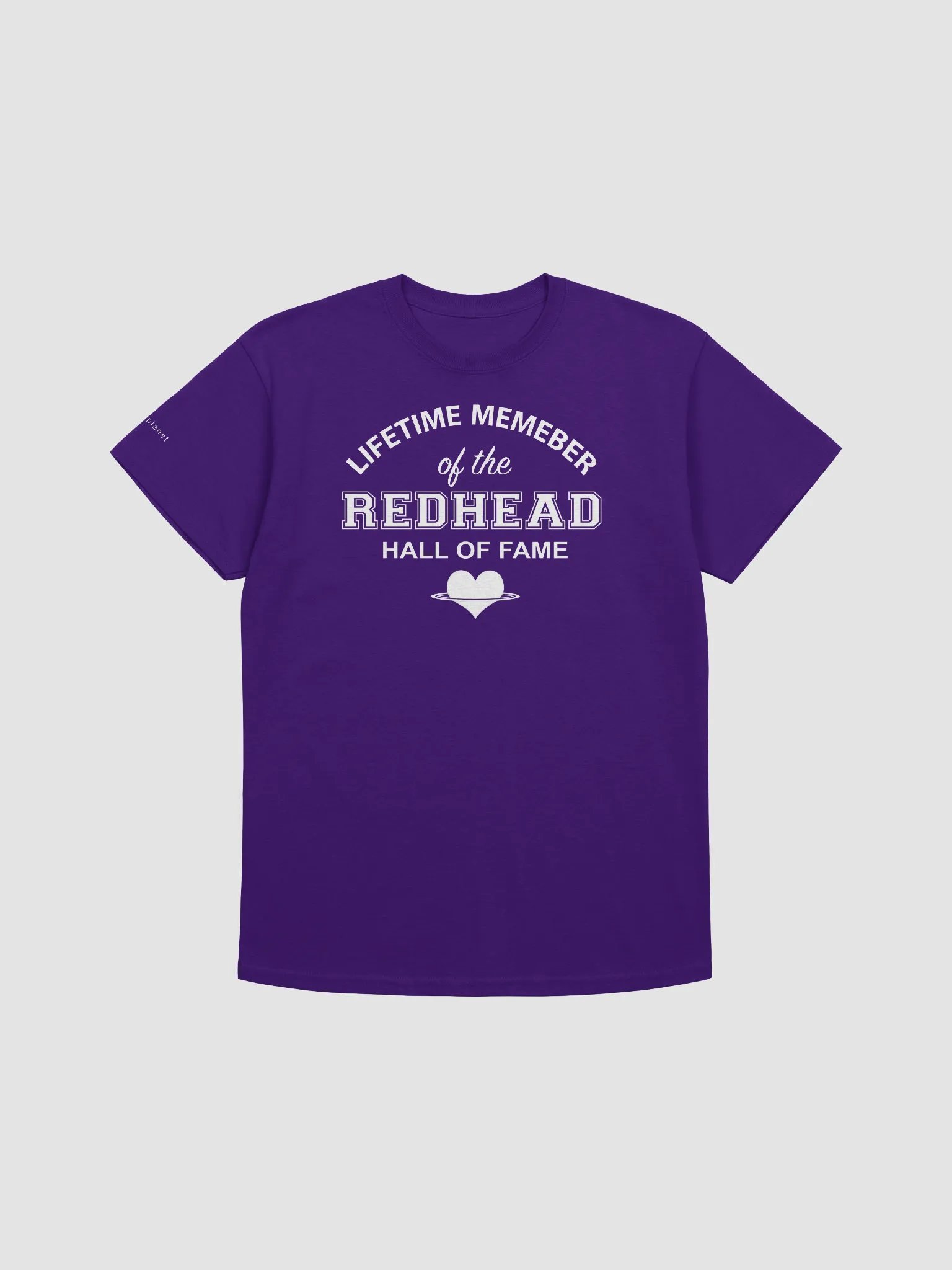 LIFETIME MEMBER of the REDHEAD HEAD HALL OF FAME tee product image (1)