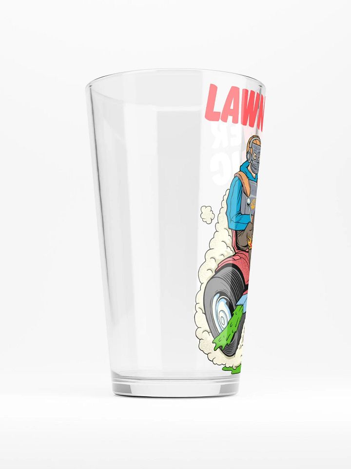 Lawnmower Mic | Pint Glass product image (2)