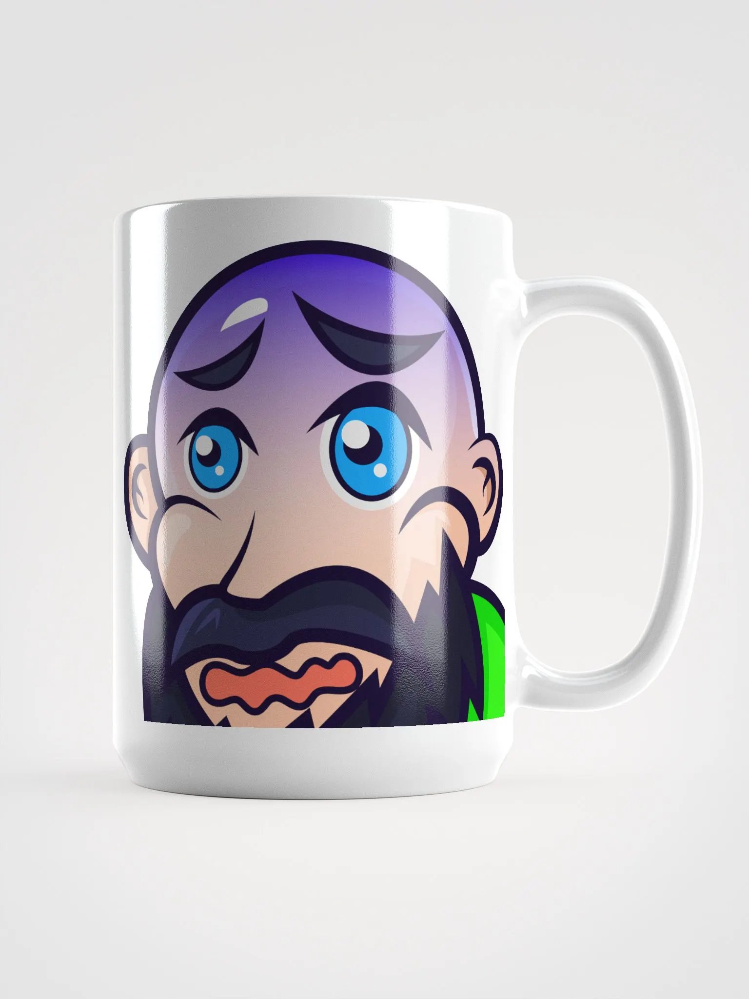 ftap Scared White Coffee Cup product image (1)