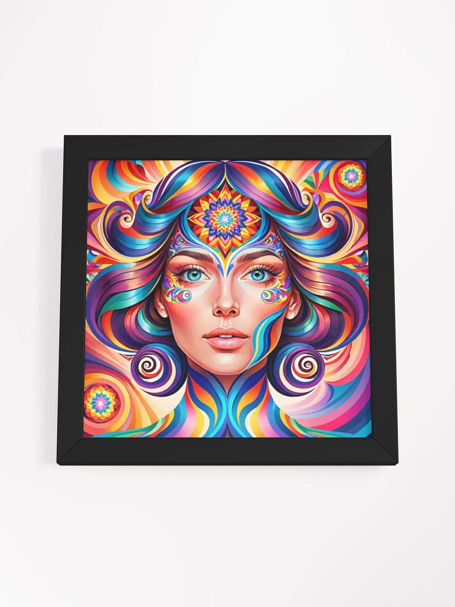 Vivid Muse - Framed Pop Art Portrait Print product image (58)