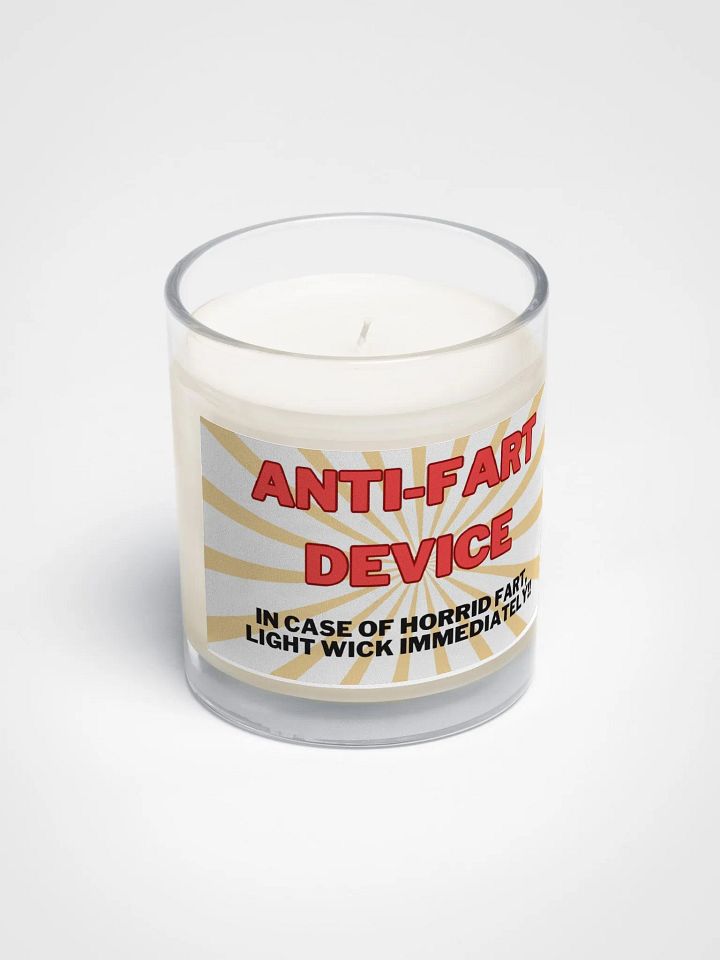 Anti-Fart Device Soy Candle - Unscented product image (2)