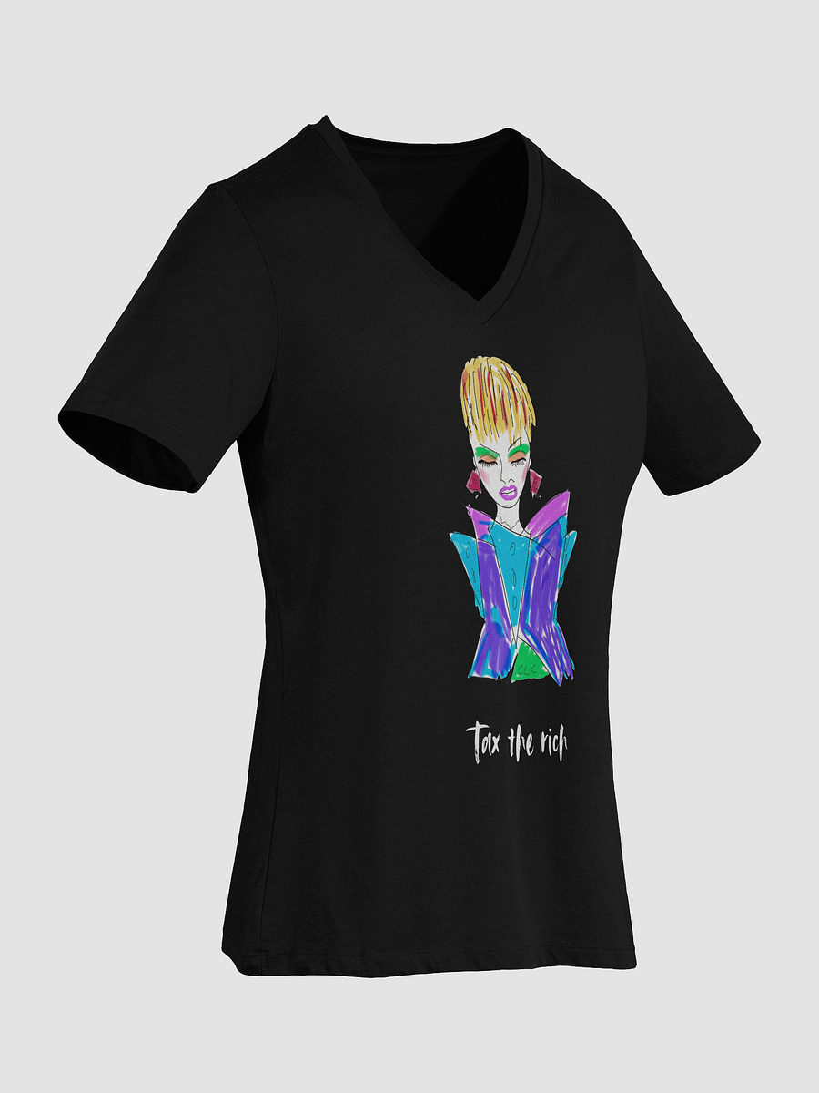 Tax The Rich Relaxed V-Neck product image (6)