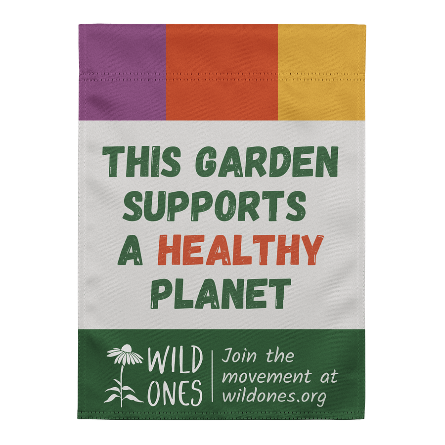 This Garden Supports a Healthy Planet (Garden Flag) product image (1)