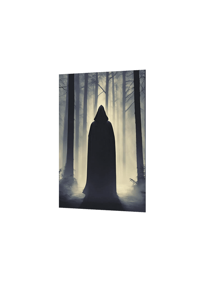 Misty Forest Hooded Figure Goth Poster product image (25)
