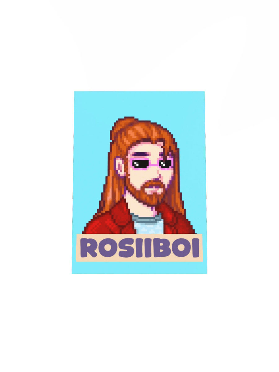 'ROSIIBOI' Pixel Art Poster product image (48)