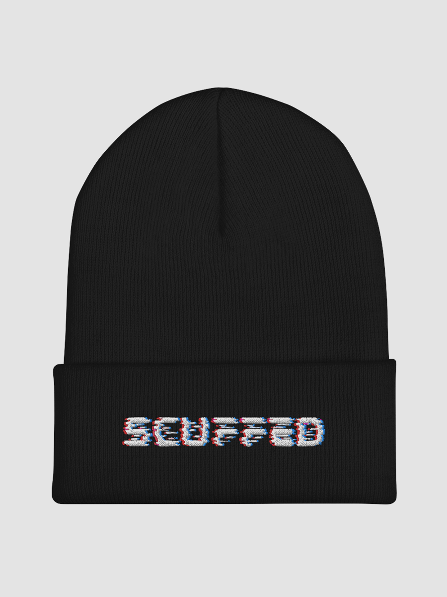 SCUFFED AND CUFFED GLITCHED BEANIE V1 product image (1)