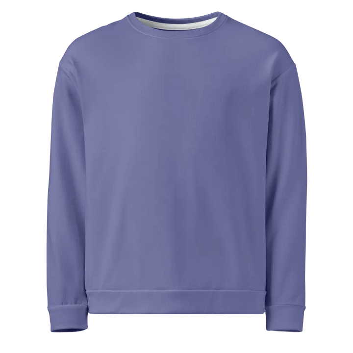 Plain Purple Soft Summer Unisex Recycled Polyester Heavyweight Premium Sweatshirt by Treasure Pie product image (1)