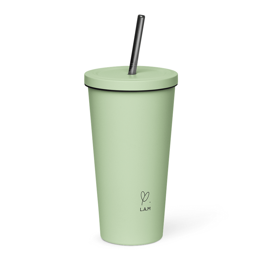 VASO TÉRMICO CON PAJITA SIRENA LILA product image (6)