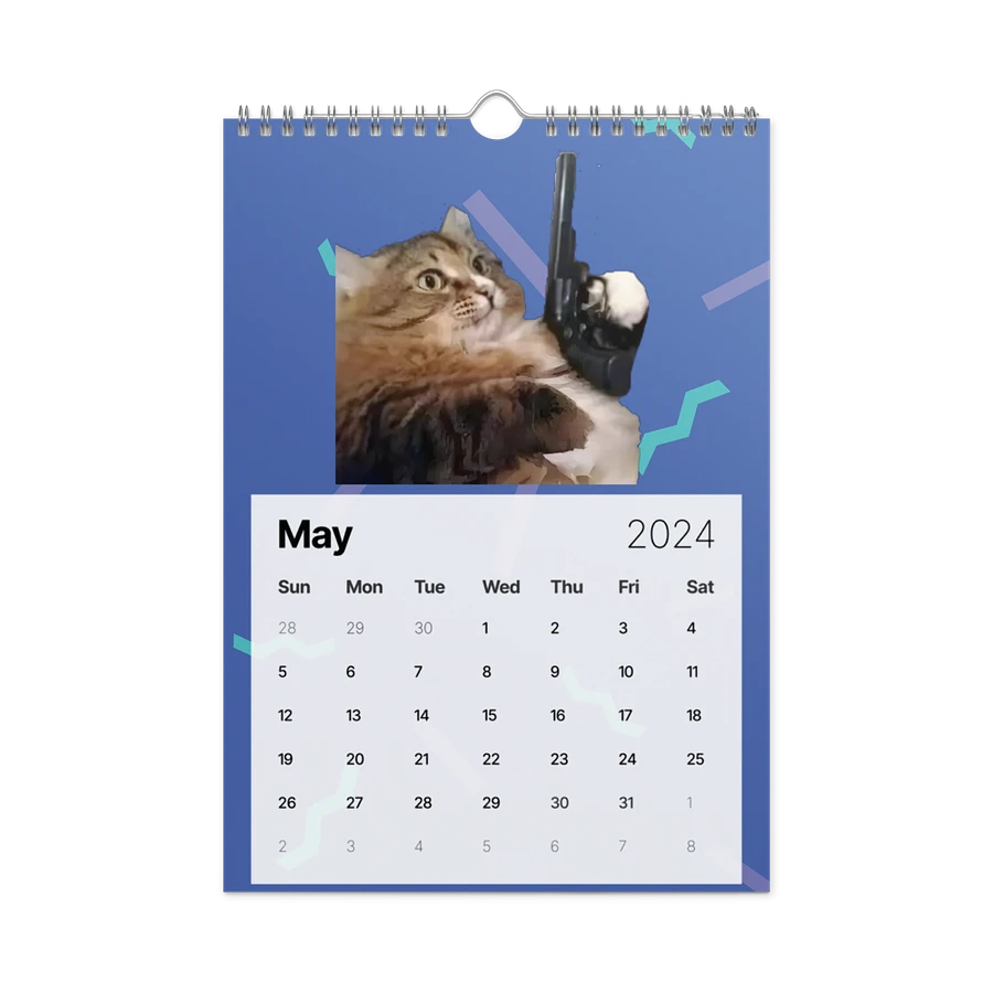 Wall Calendar (2024): Meme Cats product image (14)